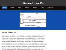 Tablet Screenshot of beams.com